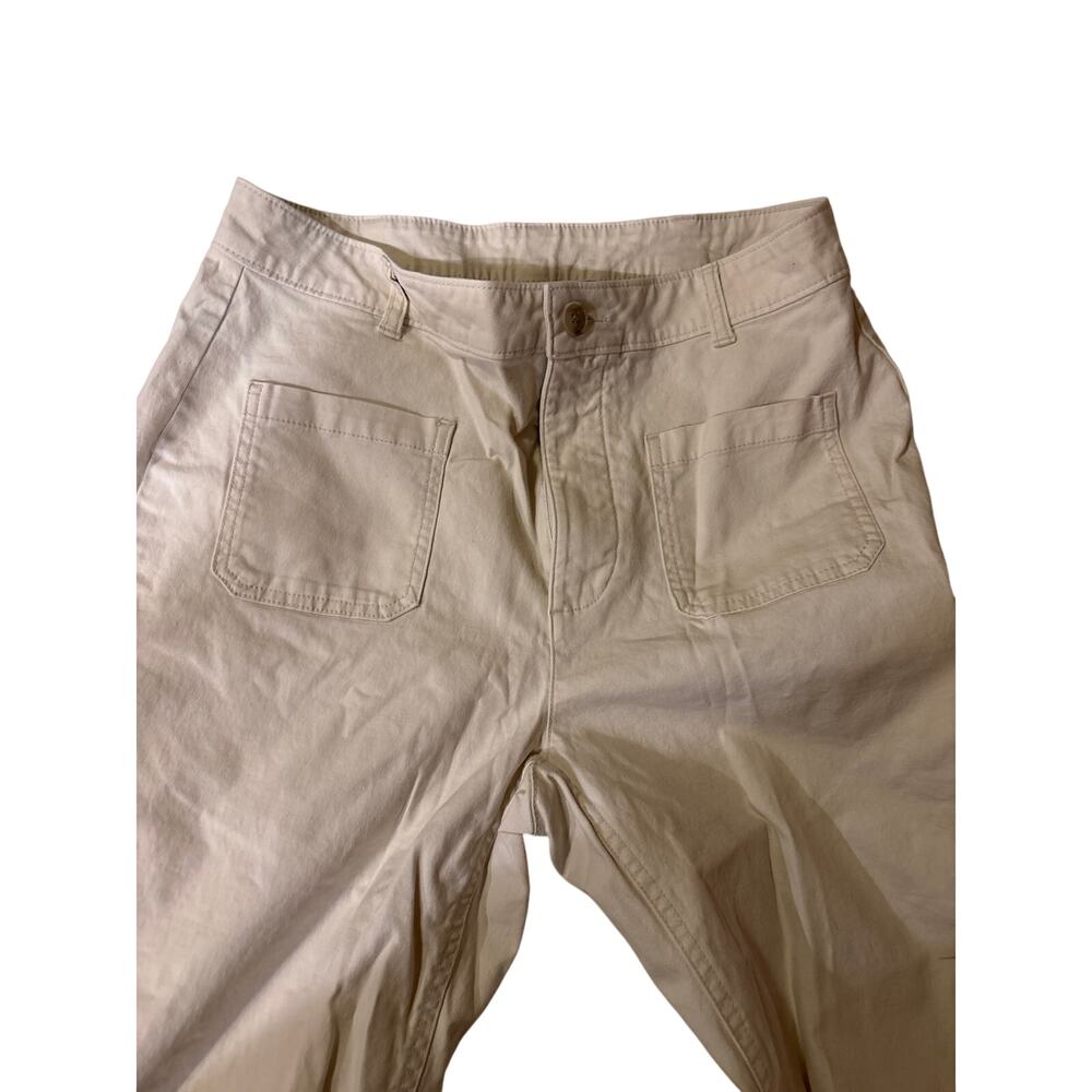 Gap high-rise wide leg size 10 off-white - Picture 2 of 6